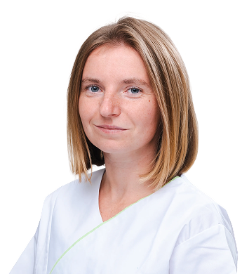 Žena v bielom plášti